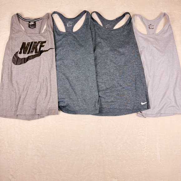 Nike Tank Tops Lot of 4 DRI-FIT Racerback Women's M Athletic Workout Gym - Picture 1 of 7